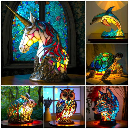 💡🦄【49% kedvezmény ✨✨】Állatformájú asztali lámpa sorozat, 12 különböző modellben