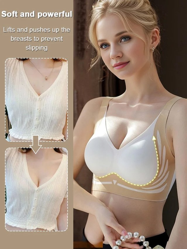 😍【Kupte 1 a získejte 1 zdarma】 Jednodílná podprsenka bez kostic pro mujer❤️【40-85 kg】.