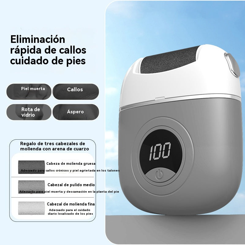 🦶🛁✨🔥Grandes ofertas🔥Nuevo rodillo eléctrico para pies, eliminación de piel muerta en los talones, rodillo eléctrico para pies para pedicura