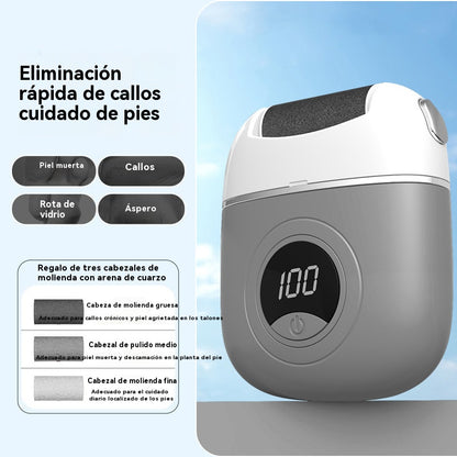 🦶🛁✨🔥Grandes ofertas🔥Nuevo rodillo eléctrico para pies, eliminación de piel muerta en los talones, rodillo eléctrico para pies para pedicura