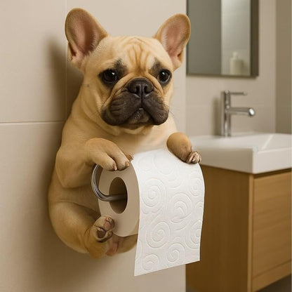 🐕【Kup 1, a drugi dostaniesz gratis 🔥】Uchwyt na papier toaletowy z uroczym wzorem szczeniaka ✅️Płatność przy odbiorze