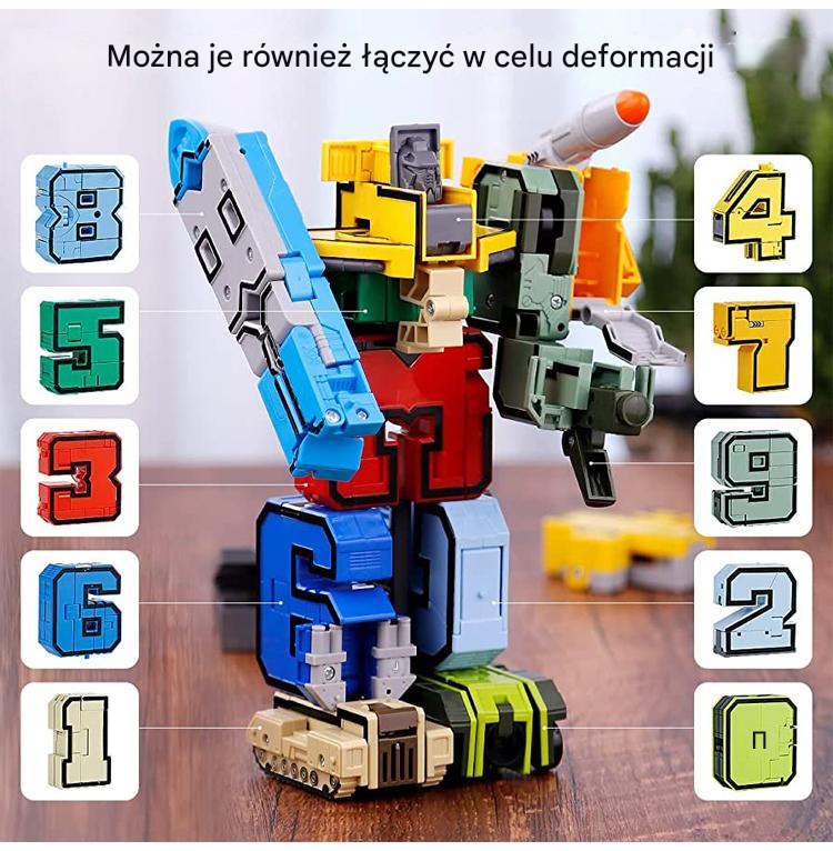 🔥【Bestseller】🧒Cyfrowa transformująca zabawka robot dla dzieci
