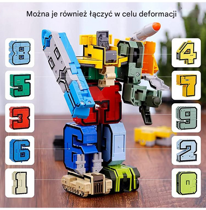 🔥【Bestseller】🧒Cyfrowa transformująca zabawka robot dla dzieci