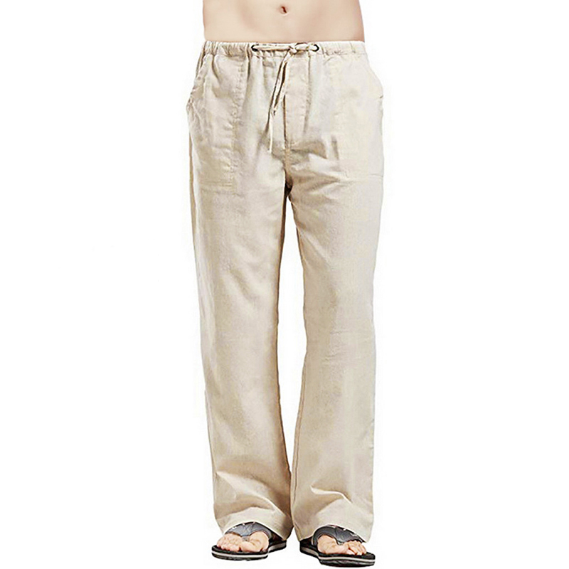 💥😎【50% kedvezmény 🔥】【S–5XL】🌈 Nagyméretű férfi szabadidőnadrág pamutból és lenből, 12 színben