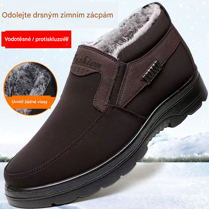 👞 Zimní sleva -45% 🔥🔥【39-47】Zimní boty, zateplené a zesílené, voděodolné a teplé
