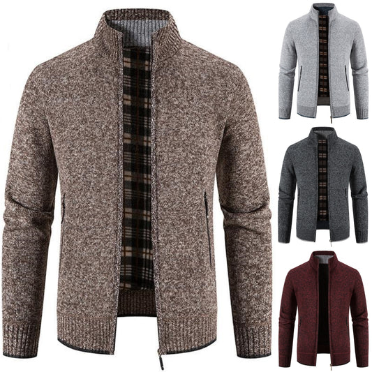 🐏【Szezonális kedvezmény -36% 🔥🔥】【M-4XL】Férfi polár szabadidős kardigán pulóver