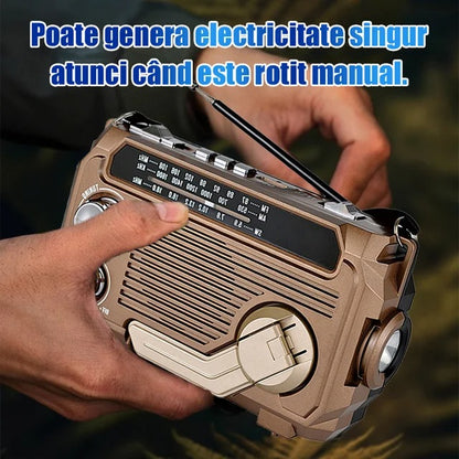 🏕️Přenosná multifunkční AM rádiová svítilna