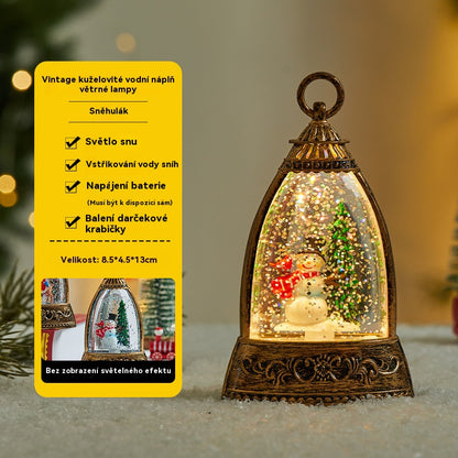 🎁Novinka - osvětlená vnitřní elektronická světelná dekorace naplněná vodou