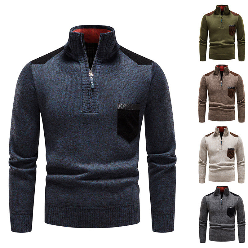 🐏Descuento -49%🔥【M-3XL】Suéter casual con cremallera para hombre otoño/invierno