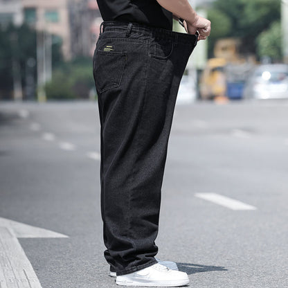 🤸‍♂️👖【50% sleva 🔥】【45–150 kg】🌌Nový model 2025: pánské džíny větší velikosti, široký střih, strečové a pohodlné