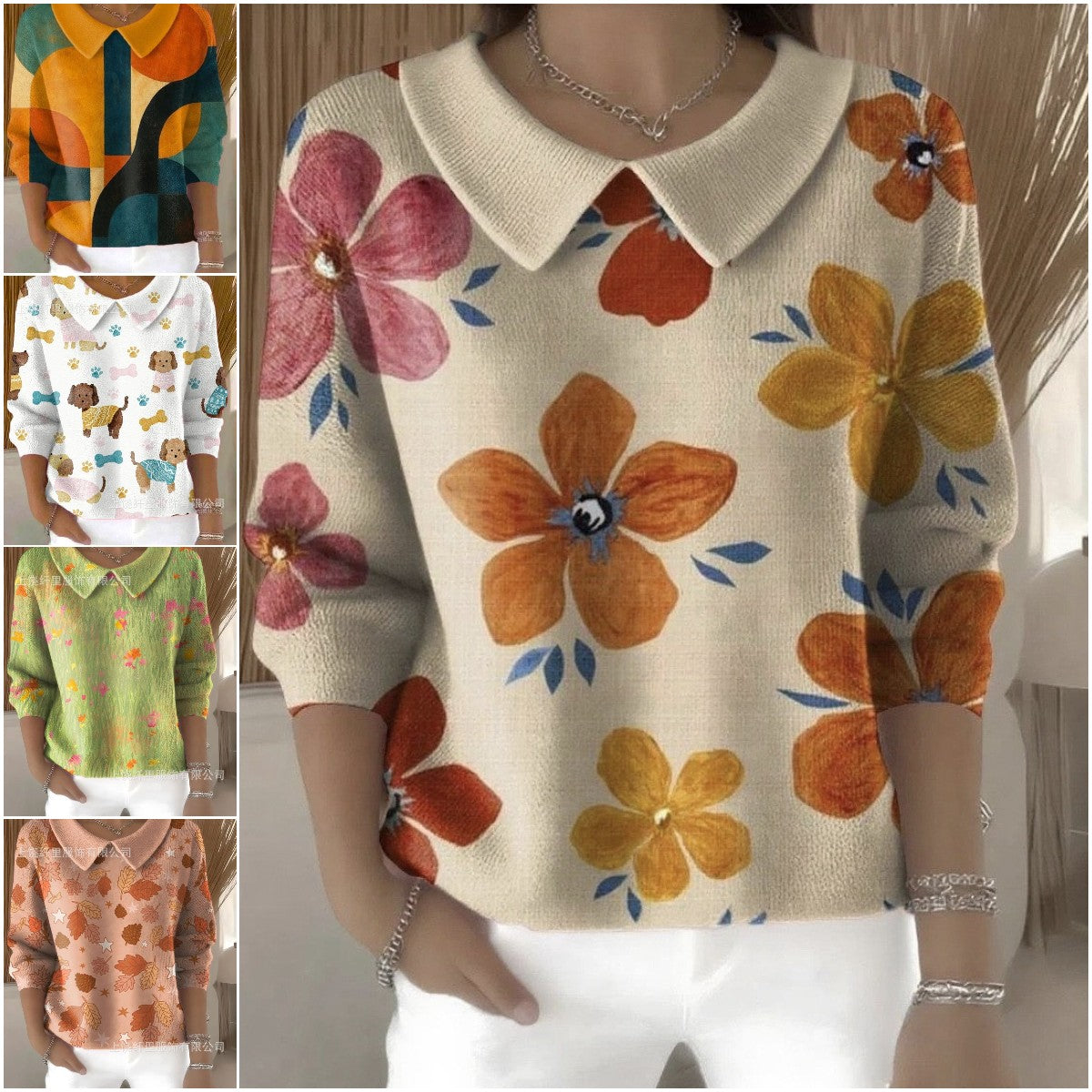 🔥【S-3XL】Pohodlný top s dlouhým rukávem a výstřihem do V, rok výroby 2025, podzim a zima