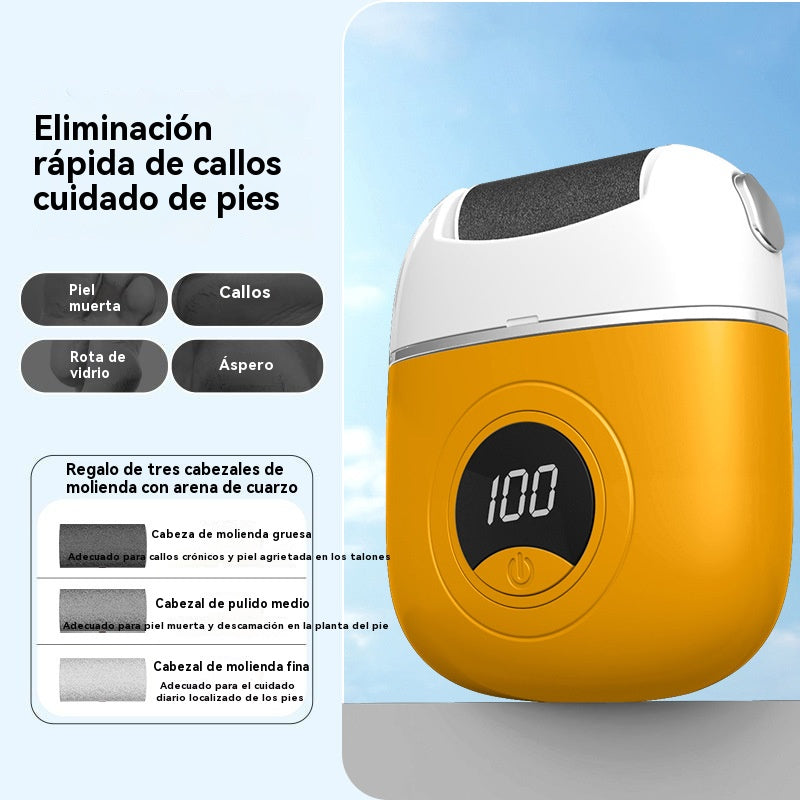 🦶🛁✨🔥Grandes ofertas🔥Nuevo rodillo eléctrico para pies, eliminación de piel muerta en los talones, rodillo eléctrico para pies para pedicura