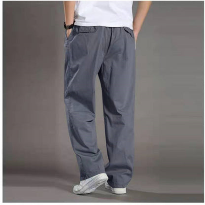 💥👖😍【50% sleva🔥】【S-6XL】 Pánské letní kalhoty velkých velikostí, širší a volné, s elastickým pasem