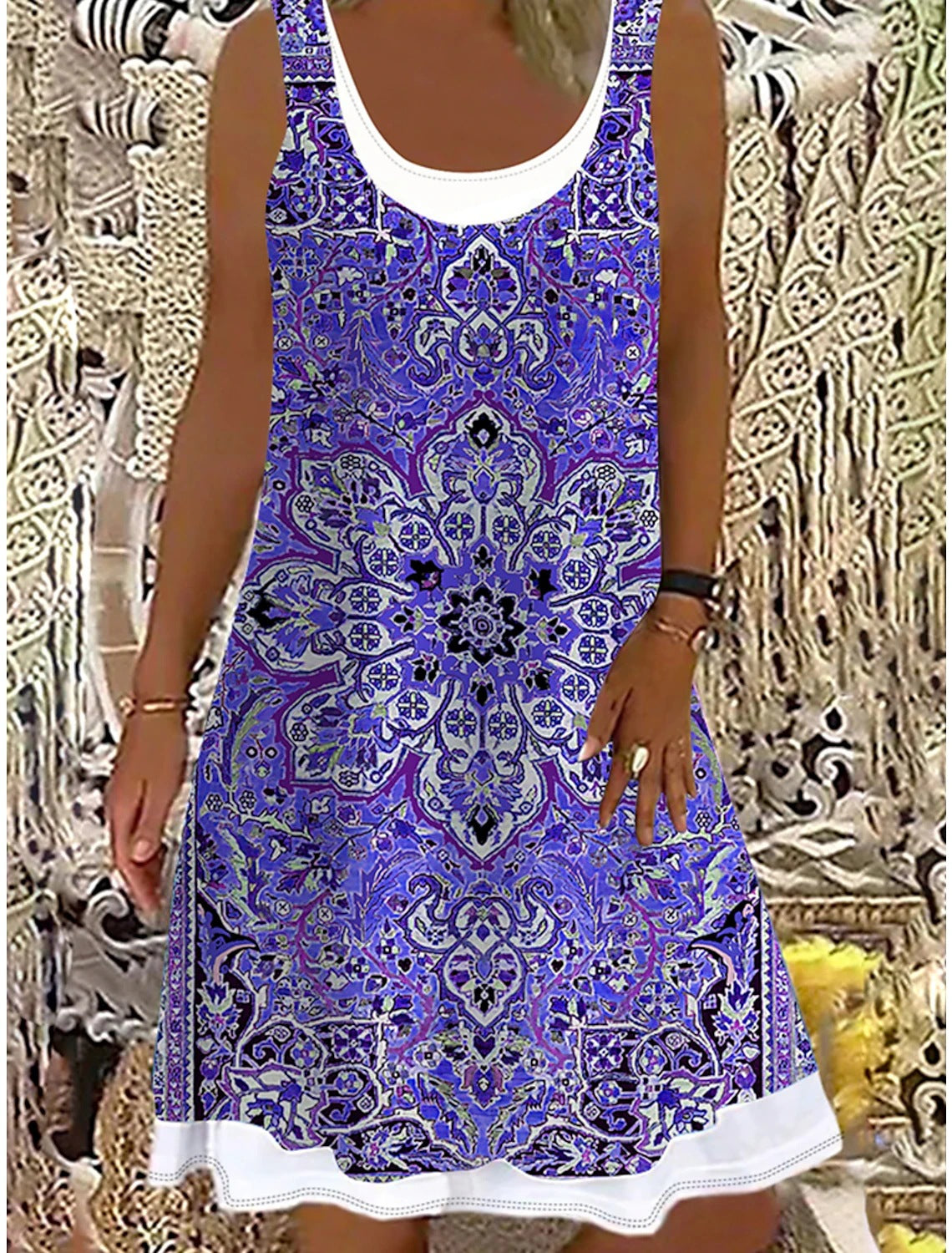 👗💖 【S-5XL】Nové dámské šaty velké velikosti s retro potiskem z roku 2025