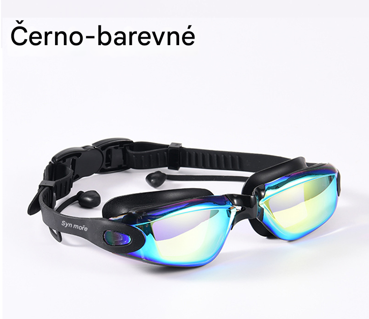 👓【Kup 1, získej 1 zdarma 🔥🔥】【S pouzdrem na brýle】Vysoce kvalitní elektrolytické silikonové plavecké brýle, vodotěsné a proti zamlžování