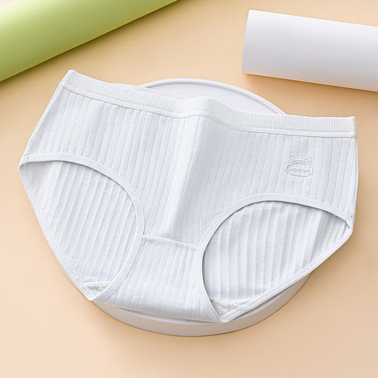 🧁✨【7 darabos csomag】Új nyári női magas derekú pamut bugyi, kényelmes és légáteresztő