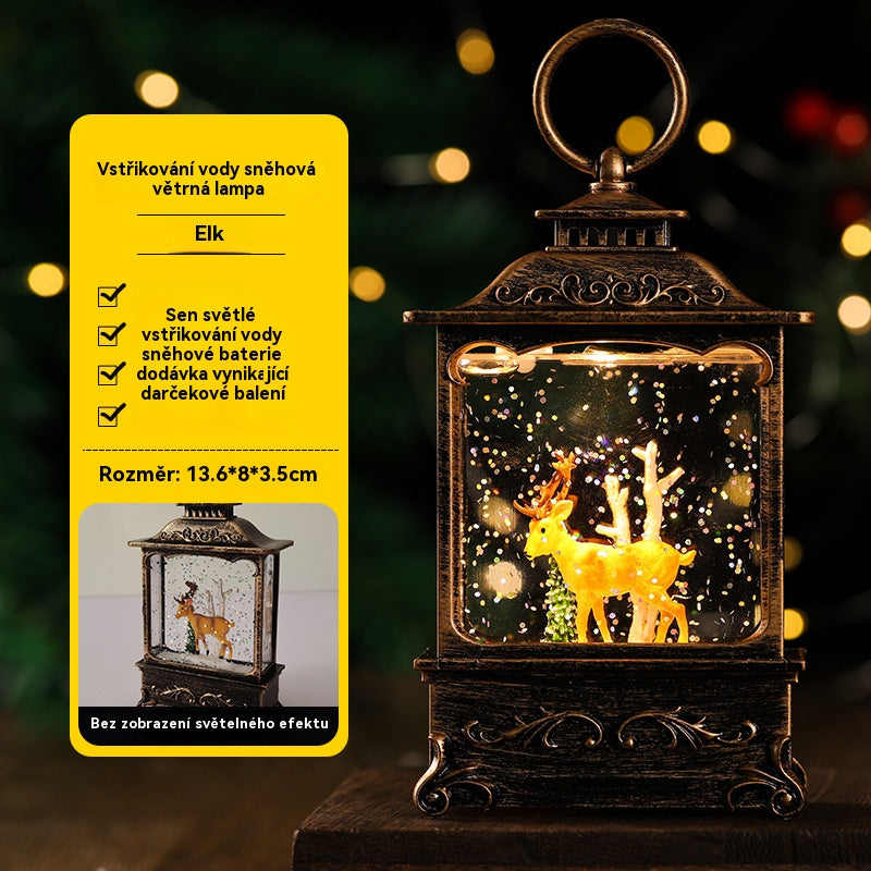 🎁Novinka - osvětlená vnitřní elektronická světelná dekorace naplněná vodou