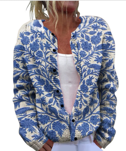 🌸【M-4XL】Teplý a pohodlný, ideální na podzim, Nový, módní a pohodlný dámský kardigan -4159056