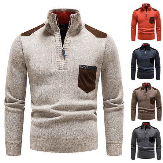 🐏Descuento -49%🔥【M-3XL】Suéter casual con cremallera para hombre otoño/invierno