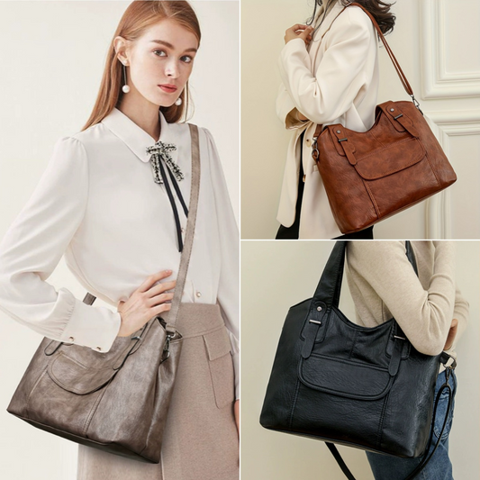 👜👛【50% sleva 🔥】👜 Nová dámská velkokapacitní taška z pravé hovězí kůže 2025, velkokapacitní taška přes rameno