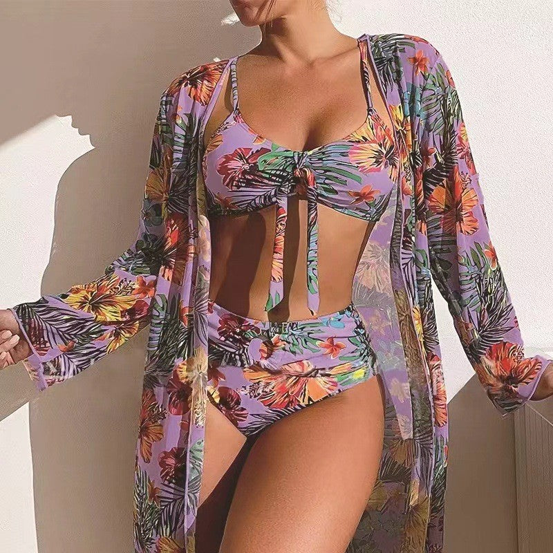 👙☀️【S-2XL】 2025 nový třídílný set plavek --4084344