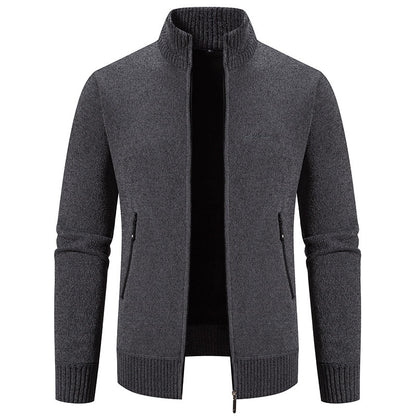 ⛄ Sezónní sleva -46% 🔥🔥【S-4XL】Nový pánský pletený kardigan, zateplený, s límcem, business casual