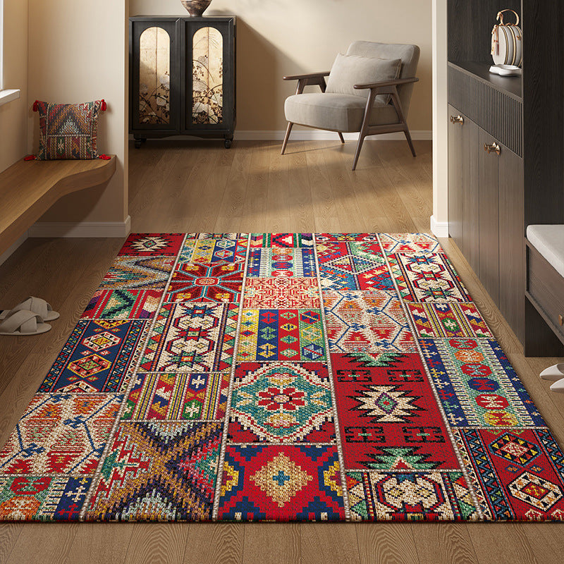 🔥✨【80*120CM】Vstupní rohožka v perském stylu, protiskluzová a prachotěsná, křišťálový samet. --4150589