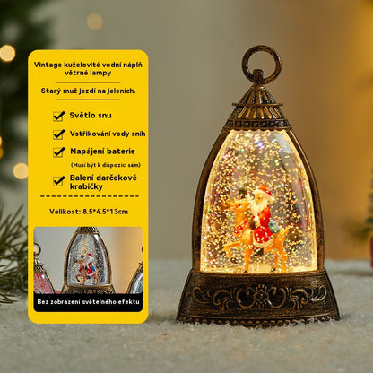 🎁Novinka - osvětlená vnitřní elektronická světelná dekorace naplněná vodou