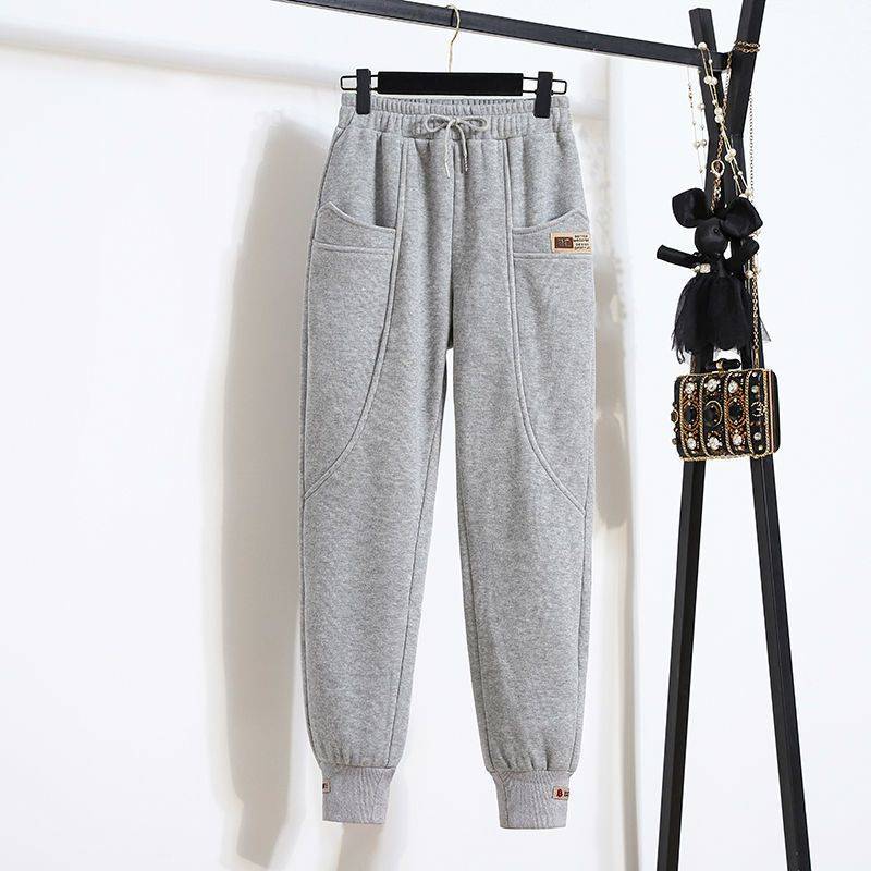 🔥✅【50-100 kg】 Kalhoty z čistého bavlněného sametu s elastickým pasem, neblednou a nemačkají se