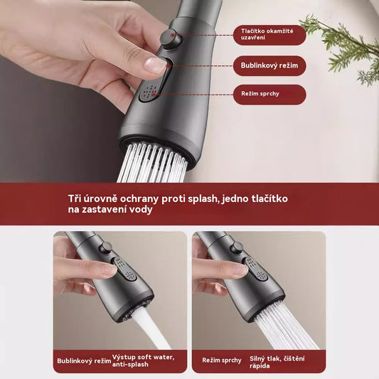 🚰Kupte 1, dostanete 1 zdarma🔥【Filtrační patrona zdarma】360° otočná filtrační tryska na kohoutek