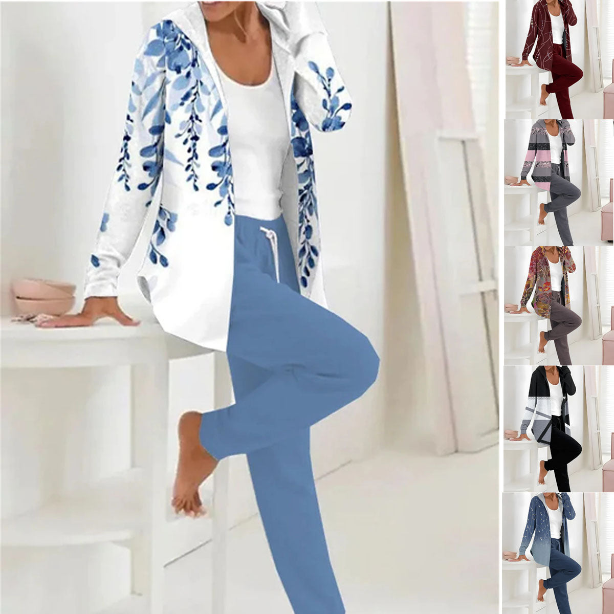 💃 Nová nabídka, kupte 1 a získejte 1 zdarma 💖 Nový jednoduchý bavlněný komplet pro podzim a zimu 2025