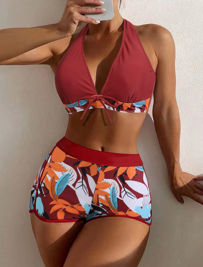 🌴【S-3XL 】👙Nové plus size bikiny s potiskem
