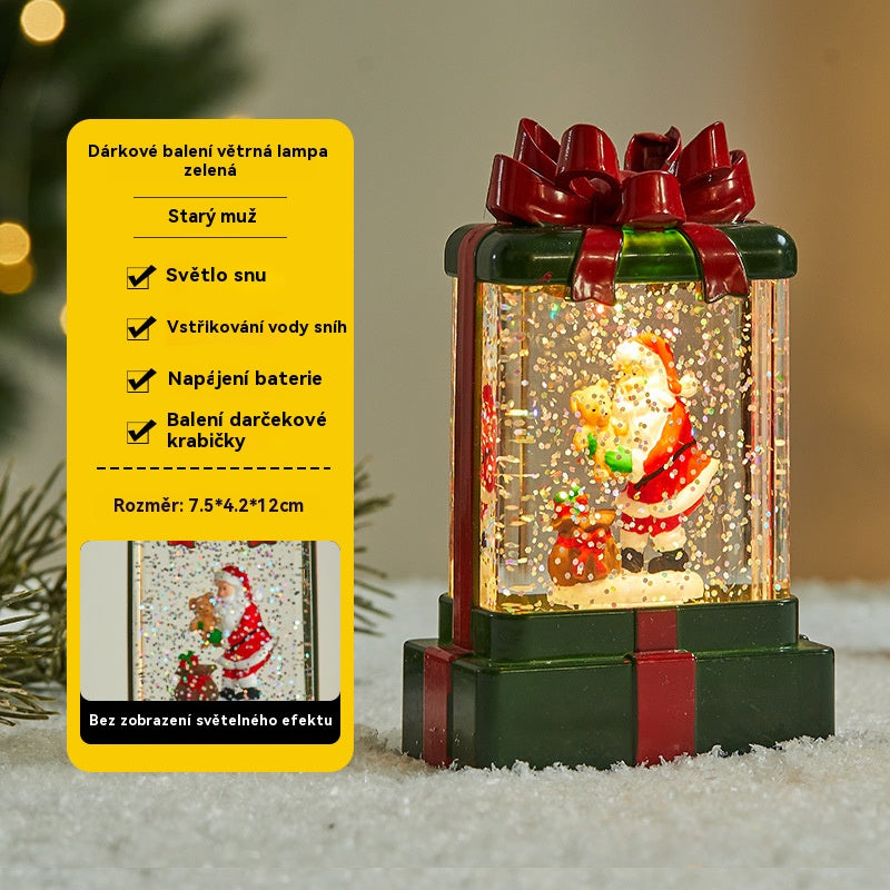 🎁Novinka - osvětlená vnitřní elektronická světelná dekorace naplněná vodou