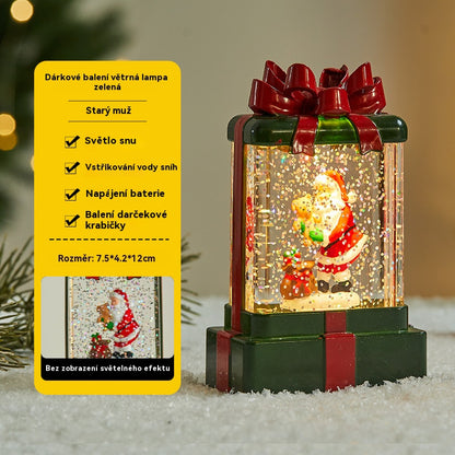 🎁Novinka - osvětlená vnitřní elektronická světelná dekorace naplněná vodou