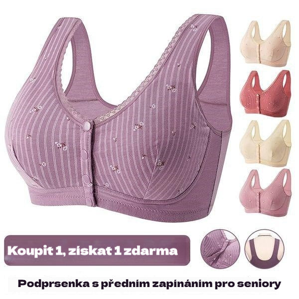 🔥[Kupte 1 a získejte 1 zdarma — poslední den sleva 49 %]🔥 Tenká prodyšná bezešvá podprsenka bez kostic pro větší velikosti-4079910