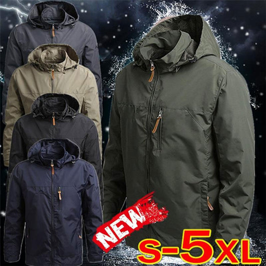 [M-5XL] Pánská outdoorová horolezecká bunda odolná proti větru a dešti