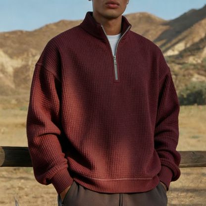 🔥Popust -47%🔥Muška majica s ovratnikom i patentnim zatvaračem