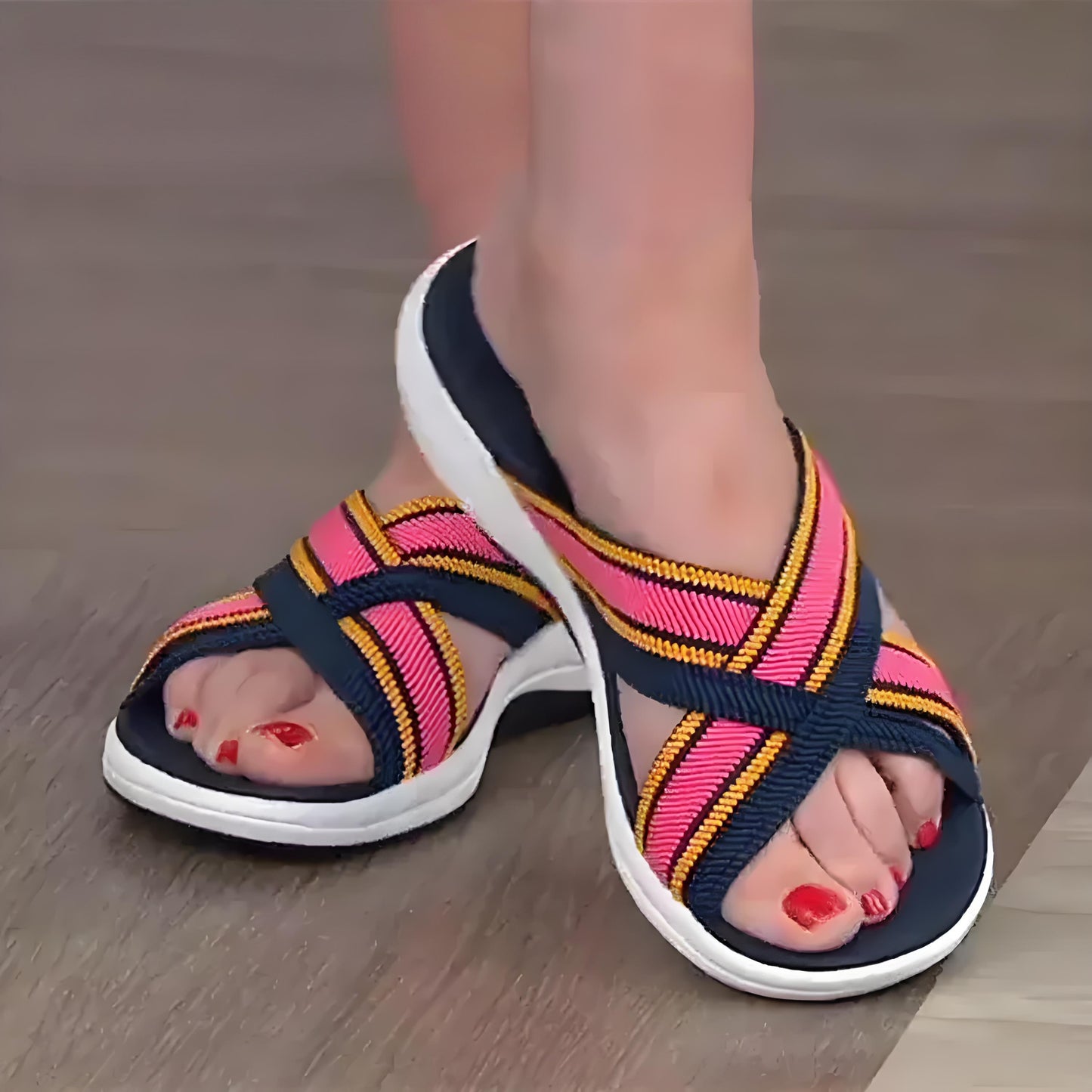 🔥🔥【35-43】👡Dámské letní ortopedické sandály na platformě