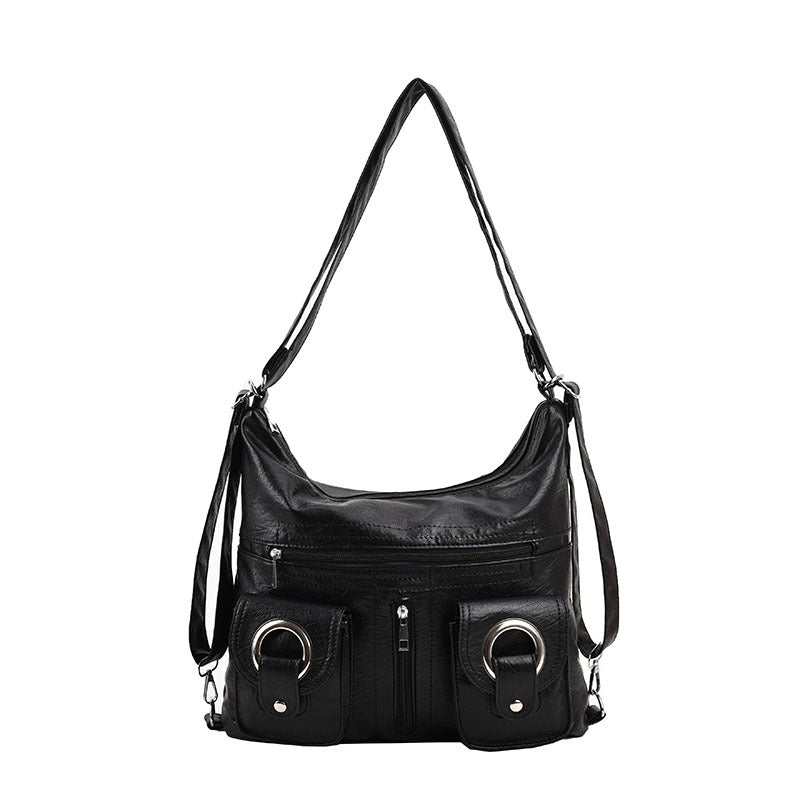 ❤️【Časově omezená sleva】Multifunkční batoh přes rameno z měkké kůže s velkou kapacitou