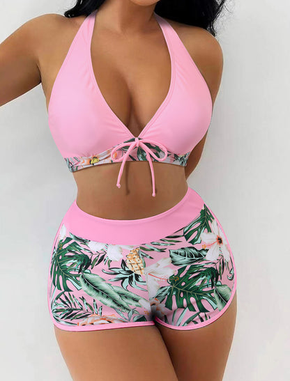 🌴【S-3XL 】👙Nové plus size bikiny s potiskem