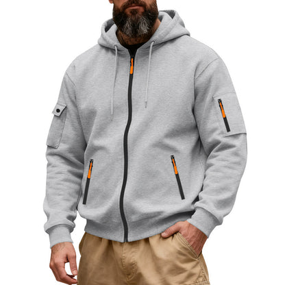 🔥【M-3XL】2025 Nová zimní pánská ležérní bunda s dlouhým rukávem z roku --4153184