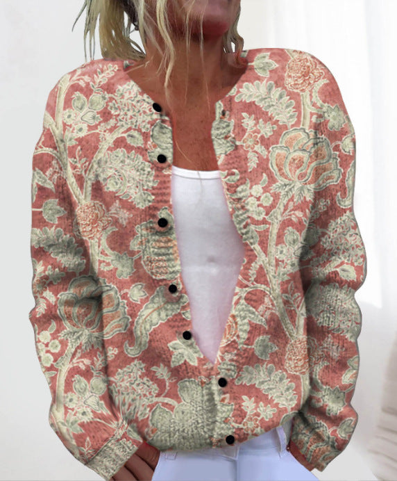 🌸【M-4XL】Teplý a pohodlný, ideální na podzim, Nový, módní a pohodlný dámský kardigan -4159056