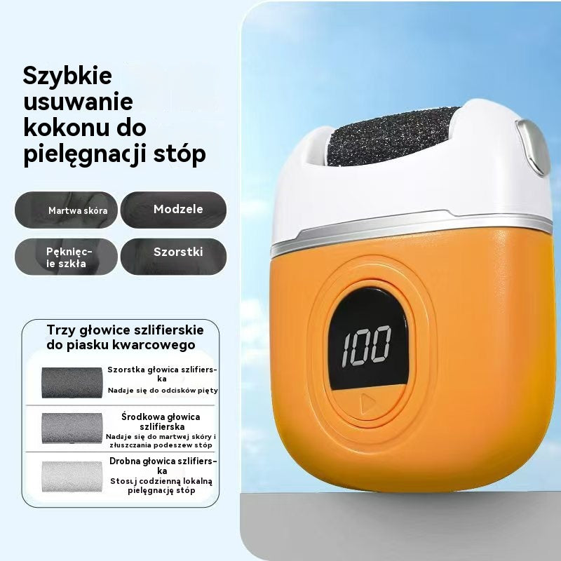 ✨Kup 1, otrzymaj drugi za darmo🦶🛁 Nowy elektryczny szlifier do stóp, usuwanie martwej skóry z paznokci, elektryczny szlifier do stóp do pedicure