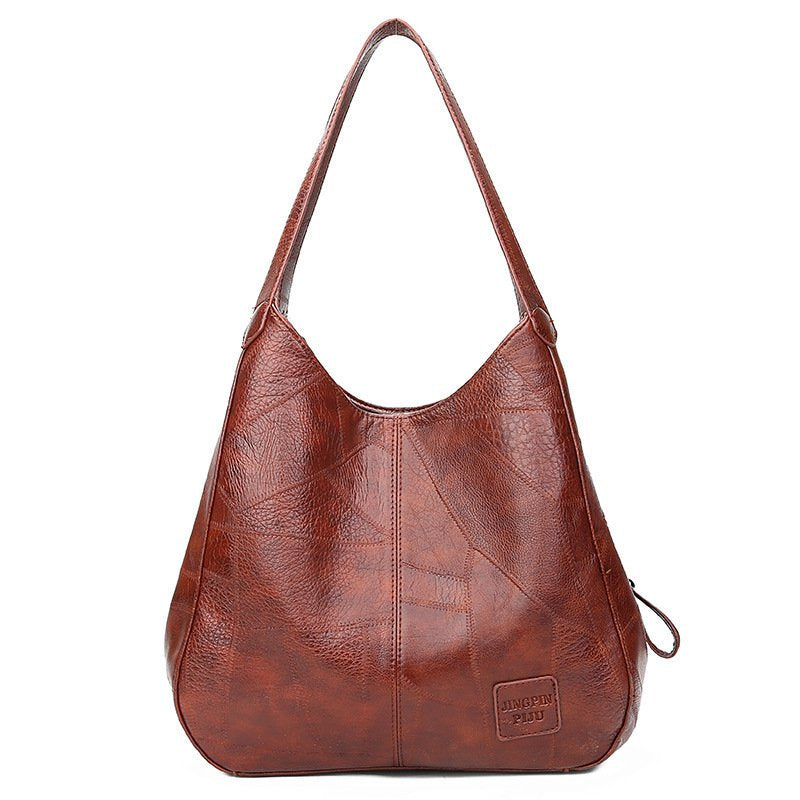💖👜💖【50% kedvezmény 🔥】Puha bőrből készült válltáska, új stílus, nagy kapacitás