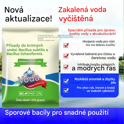 🐟【Kupte 1 a získejte 1 zdarma 🔥🔥】Prémiový prášek pro jezírka 🌊 Čistič vody a kontrola řas