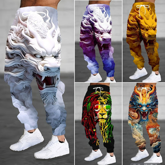 🔥【S-6XL】2025 nové módní pánské kalhoty s 3D digitálním potiskem 4089662