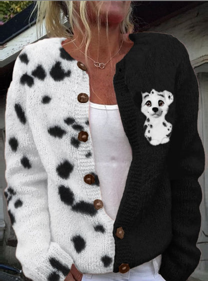 🌸【M-4XL】Teplý a pohodlný, ideální na podzim, Nový, módní a pohodlný dámský kardigan -4159056