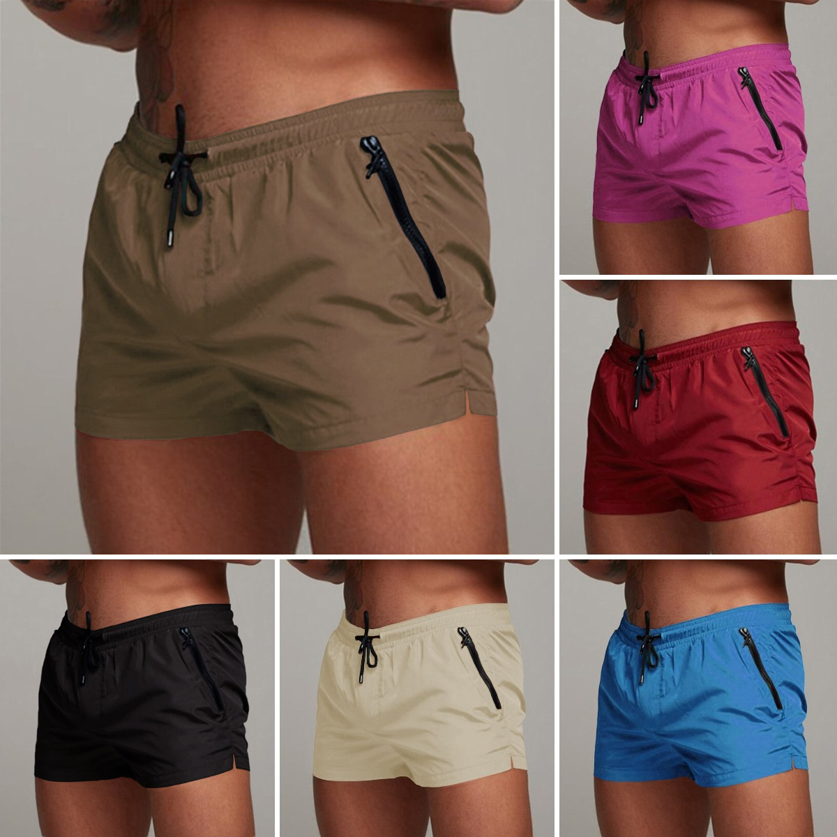 🌴🏊【Kupte 1 a dostanete 1 zdarma🔥】【S-3XL】😍 Nové letní pánské plážové šortky na rok 2025, extra velikosti, rychleschnoucí plavky.