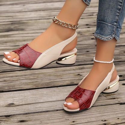 💖👡【50% sleva 🔥】【35-43】Letní dámské římské sandály Nový styl Otevřené sandály s vysokým podpatkem