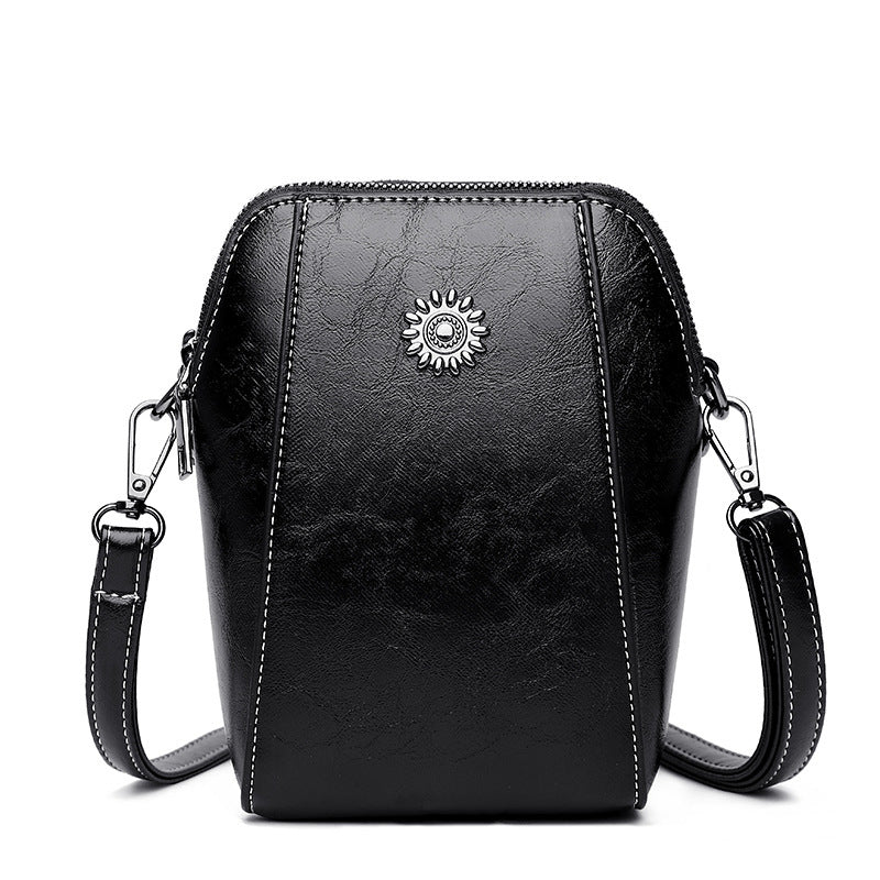 🔥👜[Časově omezená akce] 💖Nová mini multifunkční módní kabelka přes rameno z pravé kůže pro rok 2025, malá a elegantní-4074750